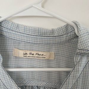 Free People loose cropped blouse (size: small)